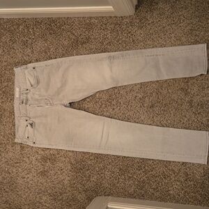 Allsaints mens cigarette jeans 34x32 light grey